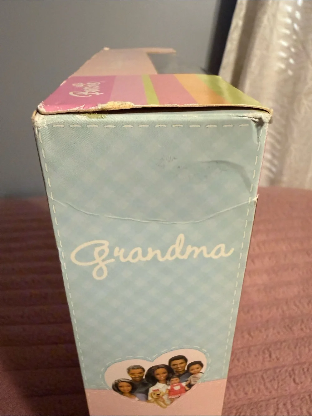 Barbie Happy  Family Neighborhood Grandma Doll AA -box wear- Rare HTF NRFB